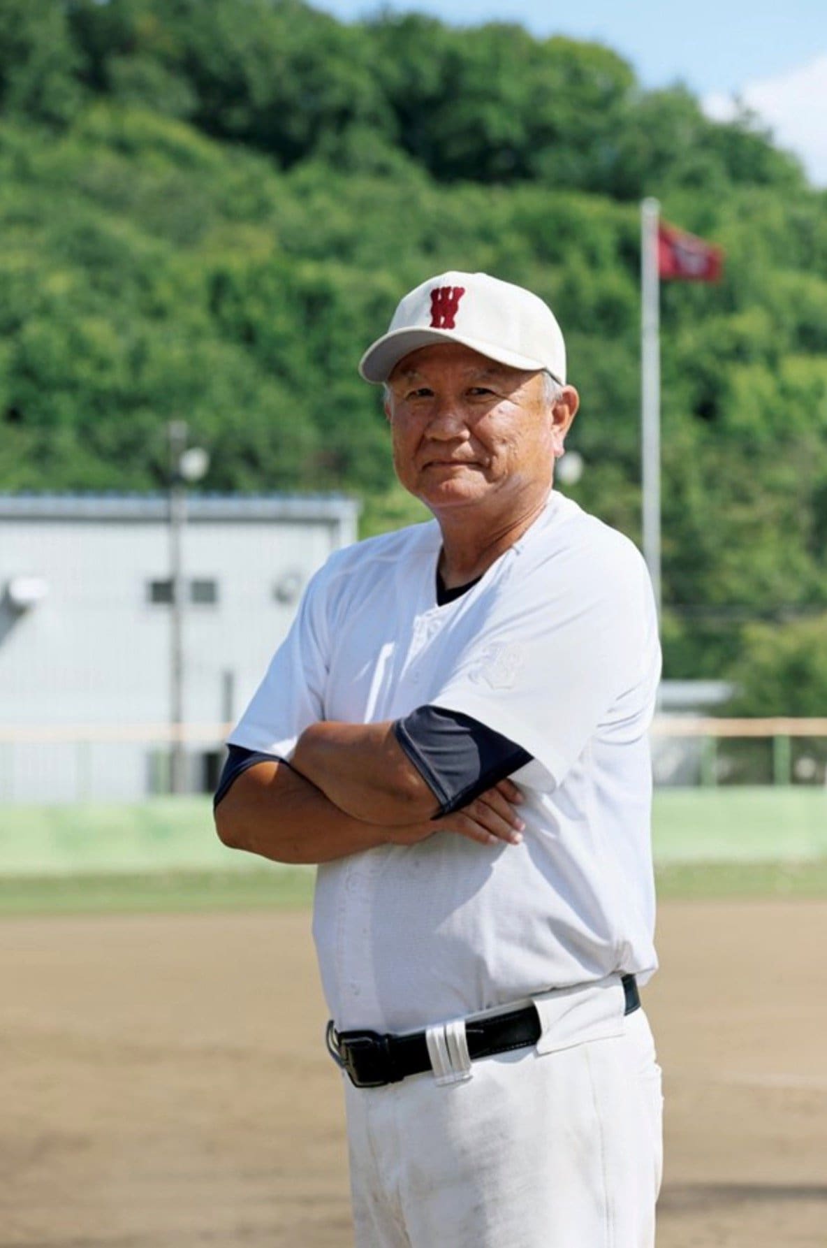 早稲田実業野球部・和泉実監督。'06年夏には甲子園制覇　©Shigeki Yamamoto