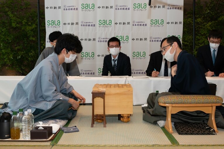 2020年の王位戦　©日本将棋連盟