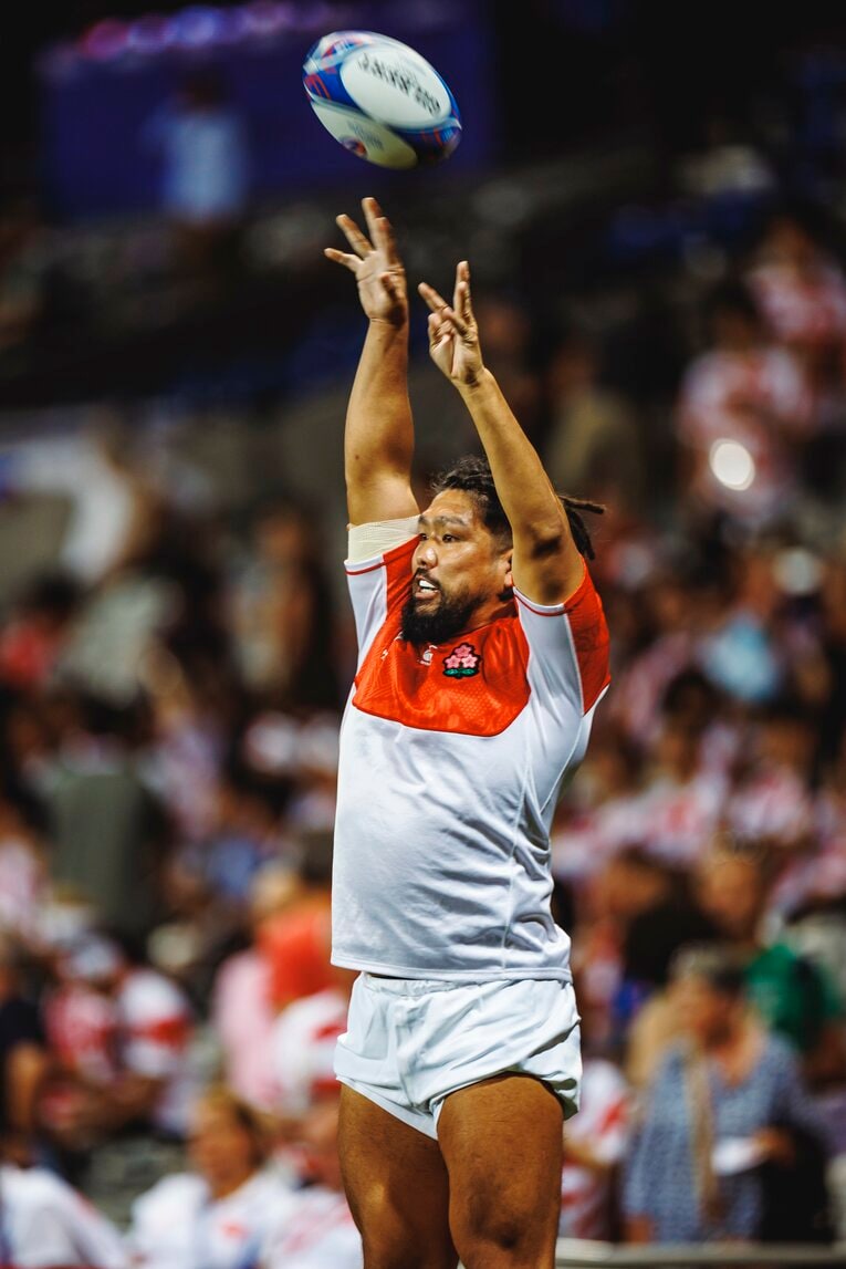 イングランド戦の課題だったラインアウトはサモア戦で修正。逆にアルゼンチンのラインアウトを崩せるかがカギとなる　©Kiichi Matsumoto