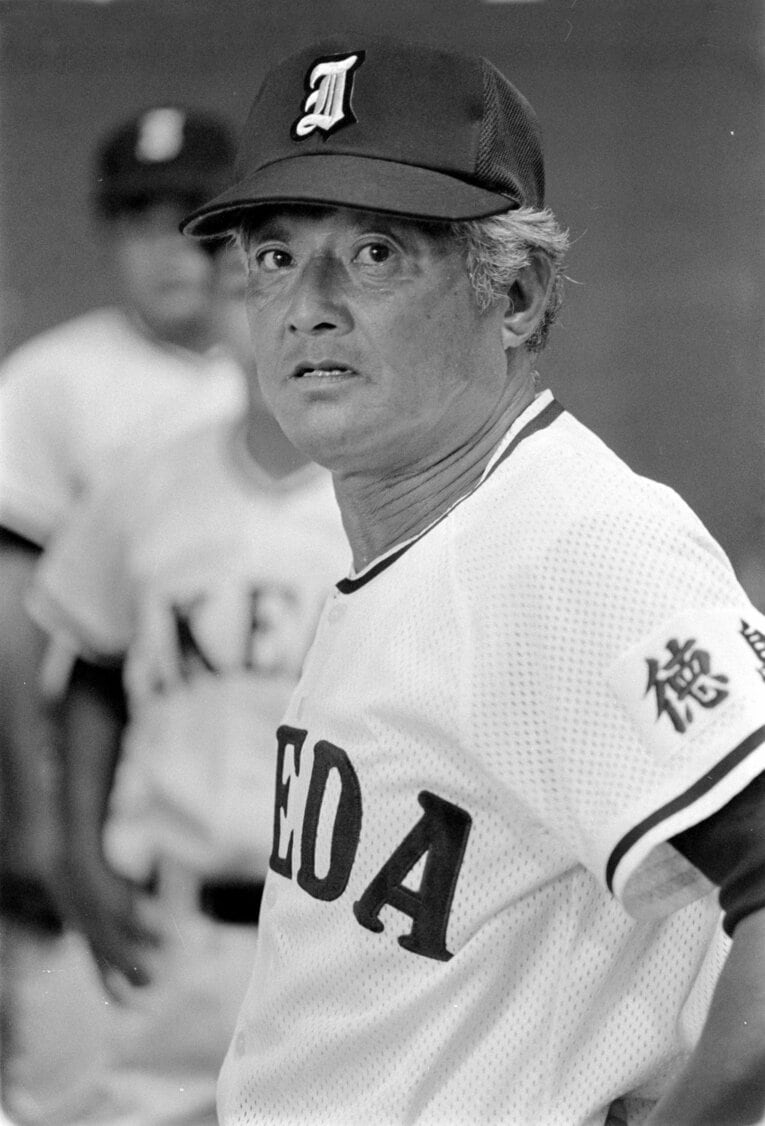池田高校を率いた蔦文也監督　©Sankei Shimbun