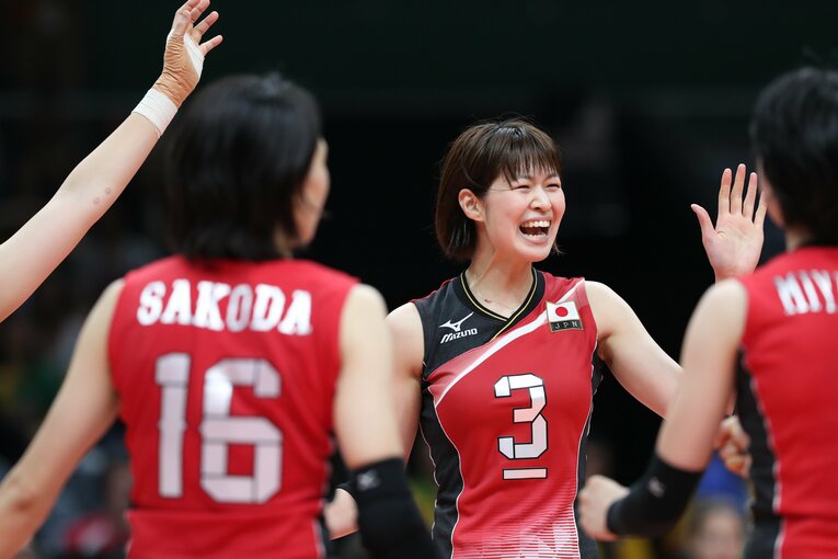 主将就任時に竹下から引き継いだ背番号3とともに、リオ五輪でも戦い抜いた ©︎Kaoru Watanabe / JMPA