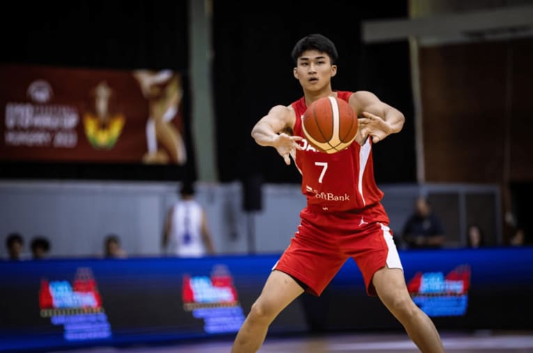 U19W杯／PG湧川颯斗（滋賀レイクス）©︎nextgenhoops