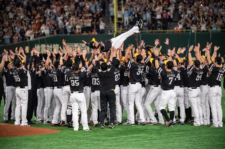 昨季、日本一に輝いたソフトバンク　©Nanae Suzuki