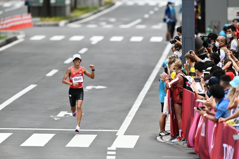 東京五輪、マラソンで6位入賞を果たした大迫傑　©︎Nanae Suzuki/JMPA