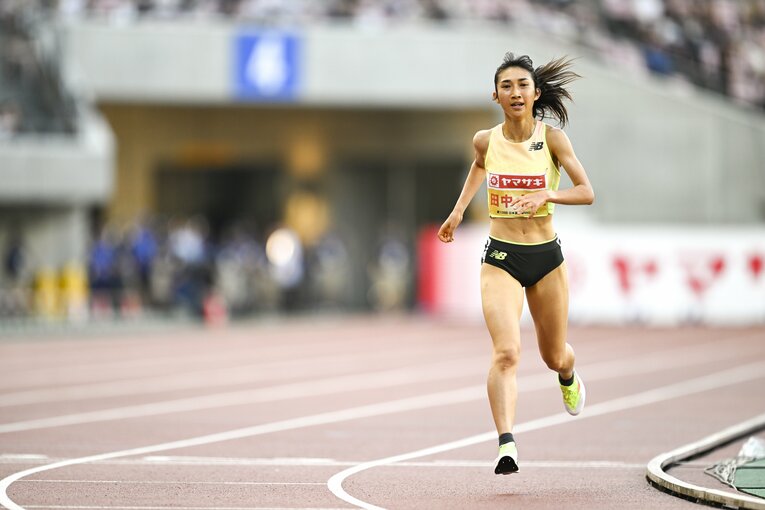 6月の日本選手権5000ｍでは終始独走　©Asami Enomoto