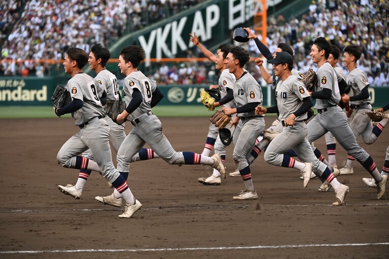 勝利後のダッシュで髪がなびく様子も、もはやおなじみに　©Naoya Sanuki