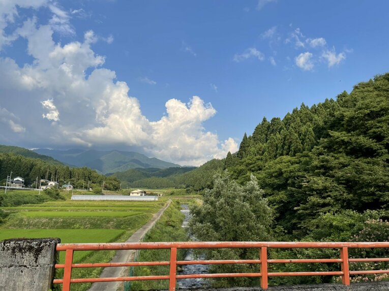山口茜の故郷・勝山の風景（2021年）