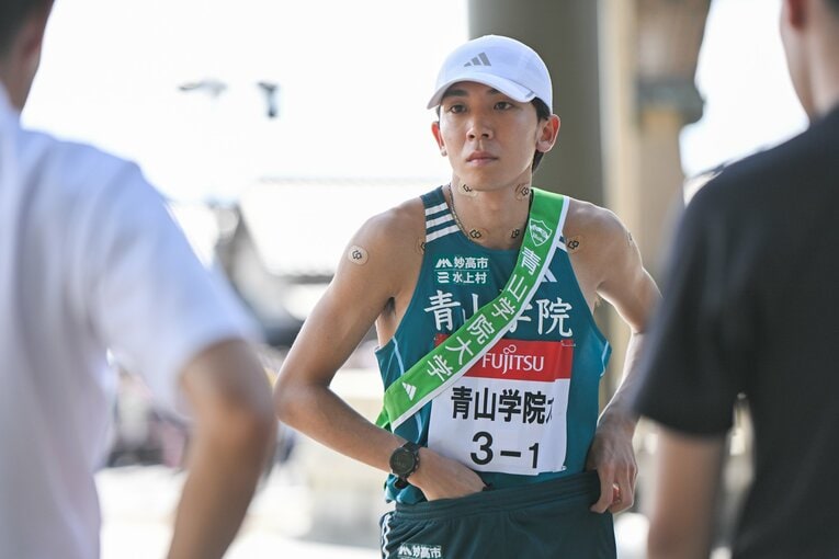 出雲でようやく駅伝での結果を残せた鶴川。全日本、箱根でもエース格としての活躍が期待される　©Nanae Suzuki
