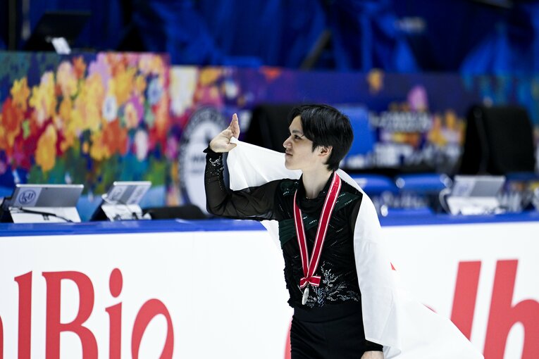 NHK杯表彰式にて　©︎Asami Enomoto