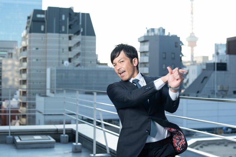 松田宣浩のインタビュー「後」カット　©Miki Fukano