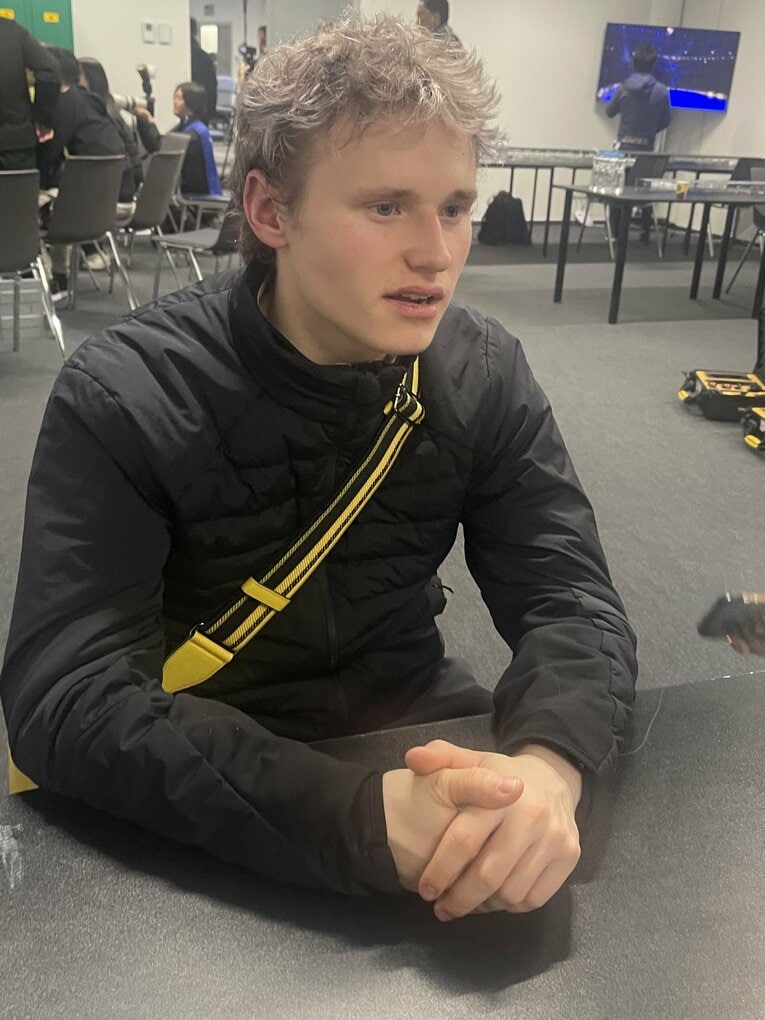 大会を終えて、率直な思いを明かしたマリニン　©Akiko Tamura