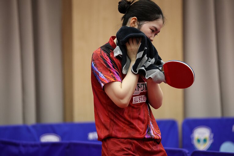 練習中の木原　©︎Shigeki Yamamoto