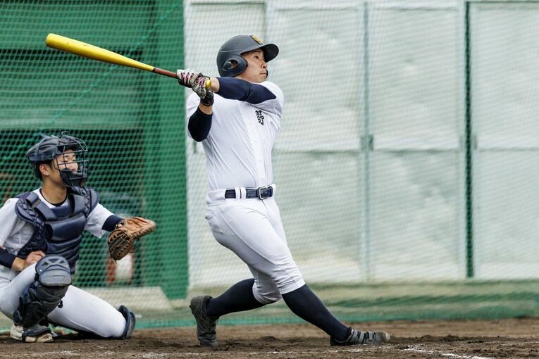 今春取材時。高松商の野球グラウンド　©Kiichi Matsumoto