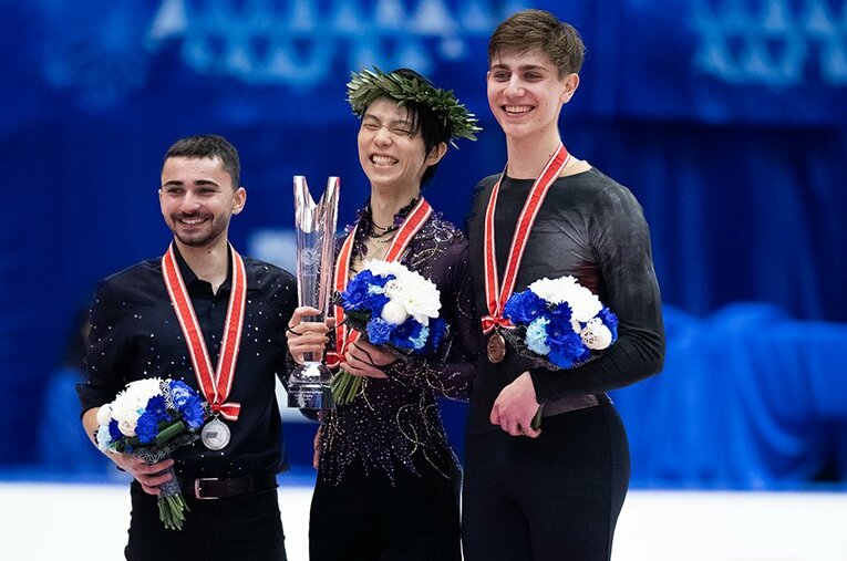 2019年　NHK杯　表彰式 ／ photograph by Asami Enomoto
