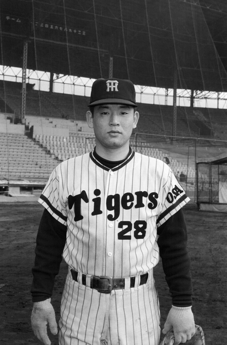 若手時代はスリムな体型だった江夏豊（1970年、当時22歳）。体重増加には明確な原因があった　©JIJI PRESS