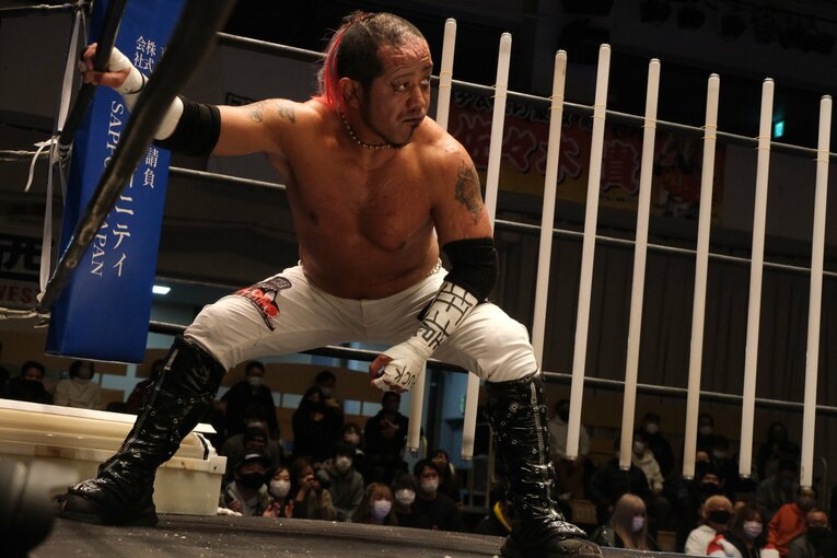 “デスマッチのカリスマ”葛西純（クリックすると「この記事の写真」に飛びます。流血等の過激な写真を含みますのでご注意ください）