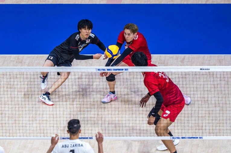 バレーボール世界選手権・リビア戦　©︎Volleyball World