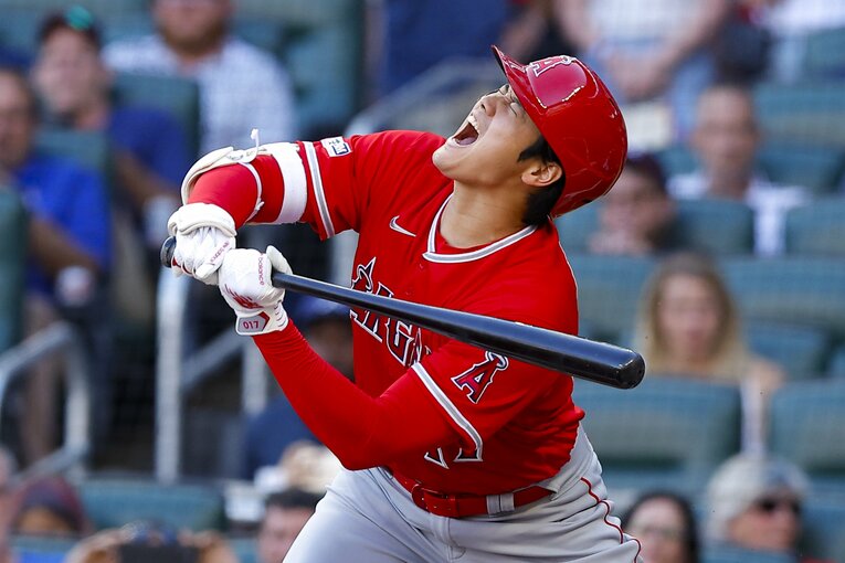 7月31日の試合で受けた死球の瞬間…痛そう…　©Getty Images