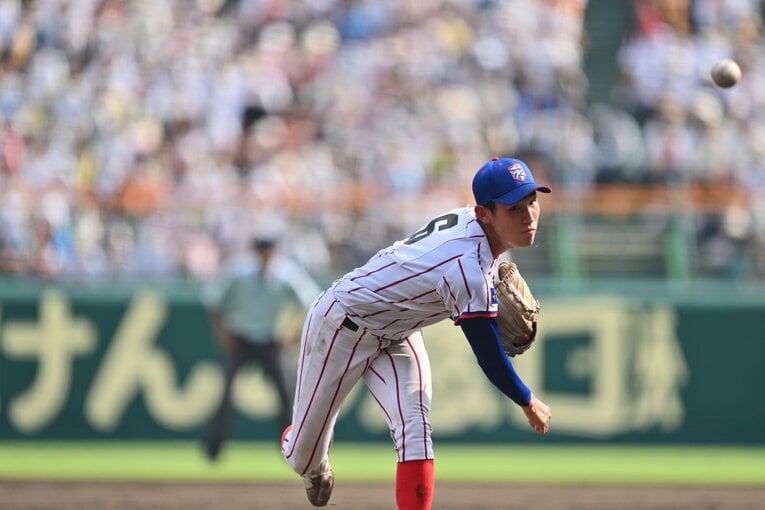 【決勝・仙台育英戦】チームの中心・仲井慎　©Hideki Sugiyama