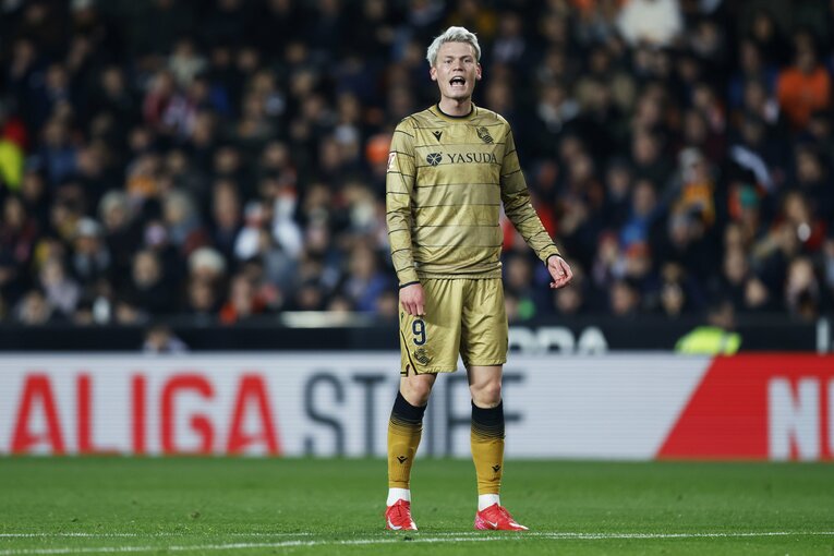 先発となったオスカルソン、序盤の決定機逸が痛かった ©Daisuke Nakashima