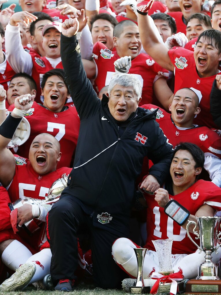 2017年、復帰1年目で大学日本一に　©KYODO