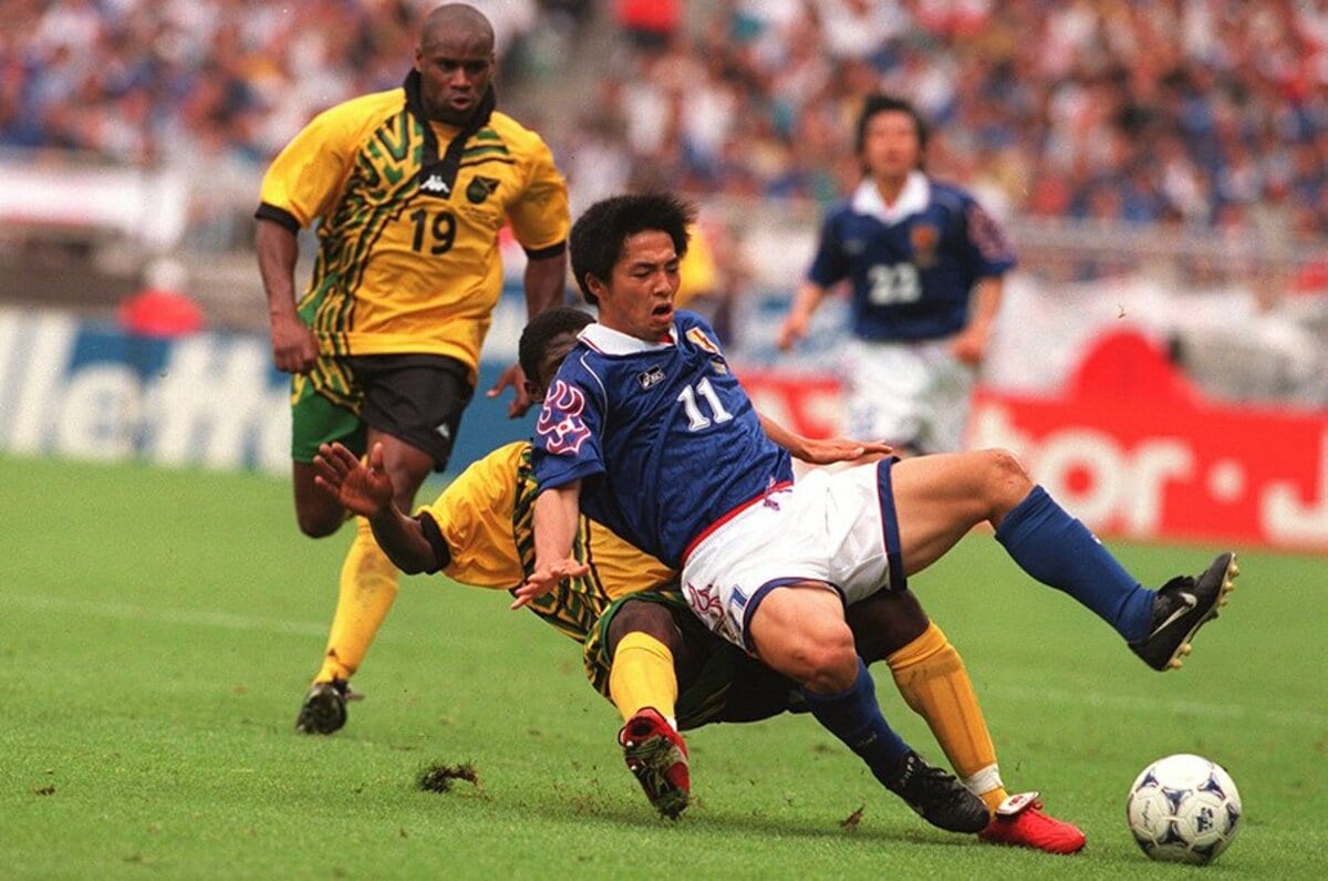 柔らかい 日本代表レプリカユニフォーム 98フランスワールドカップ