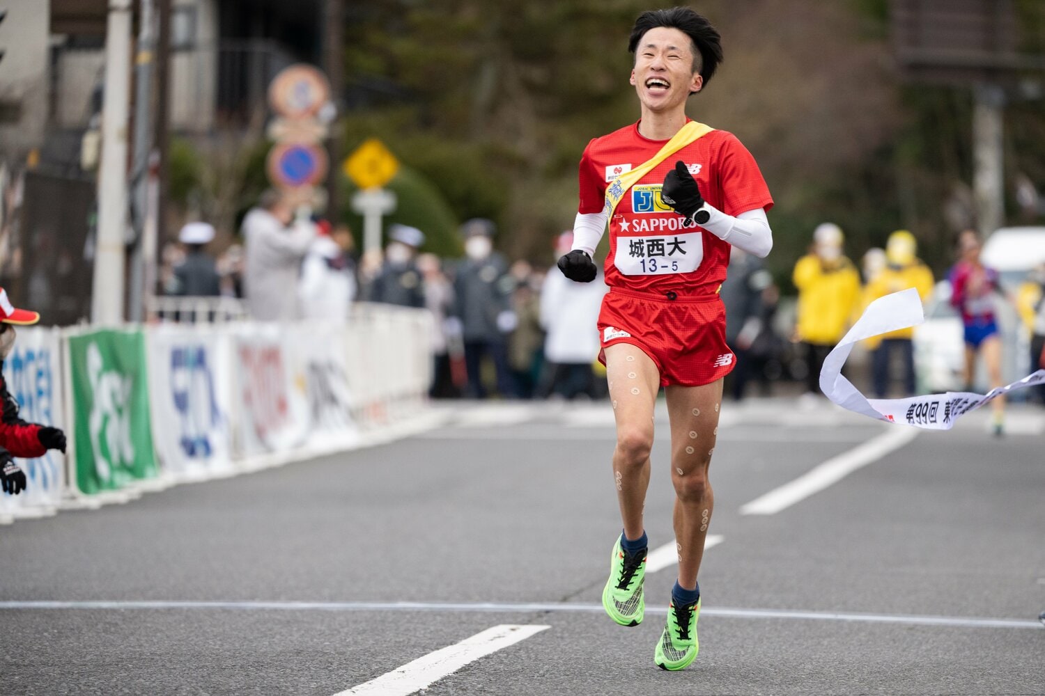 前回大会でも5区で区間賞。そこからさらに記録を縮めてみせた　©Nanae Suzuki