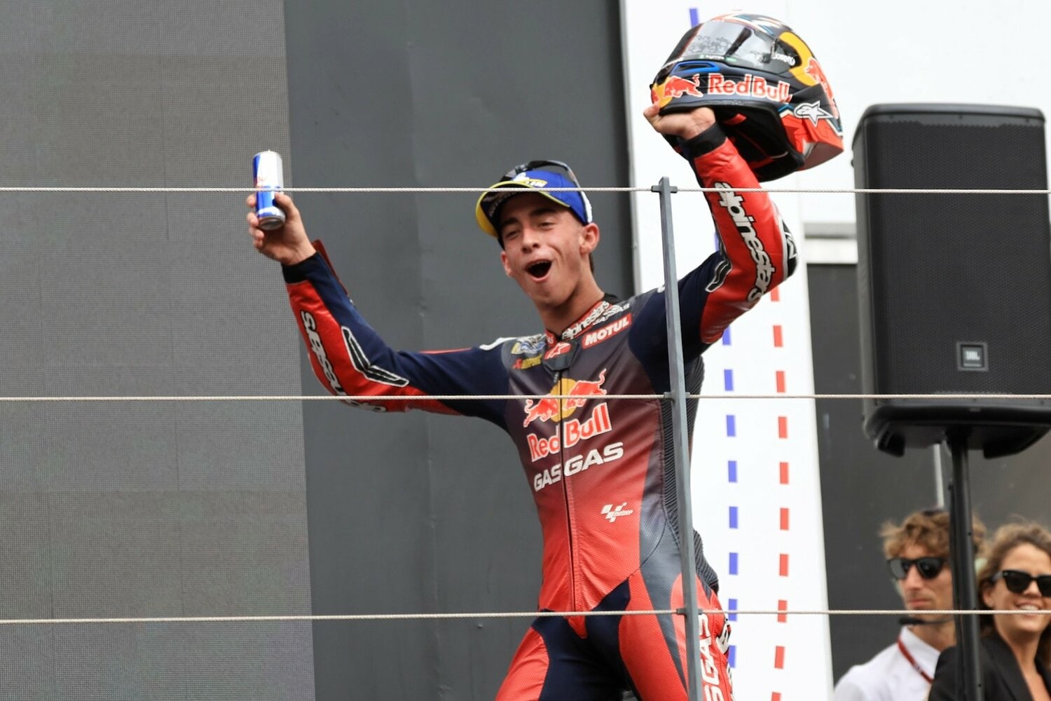 アコスタはグランプリ史上3番目のスピード記録で、最高峰クラスの表彰台に立った　©Satoshi Endo