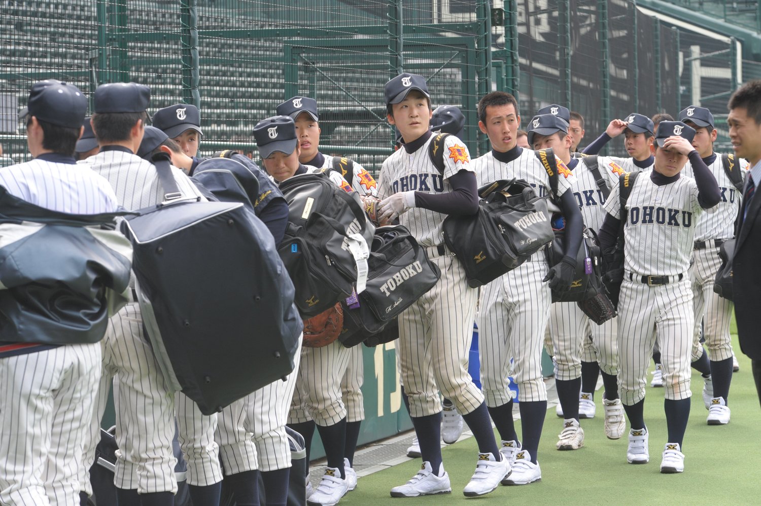 宮城の名門・東北高校も東十両である©Shigeru Tanaka
