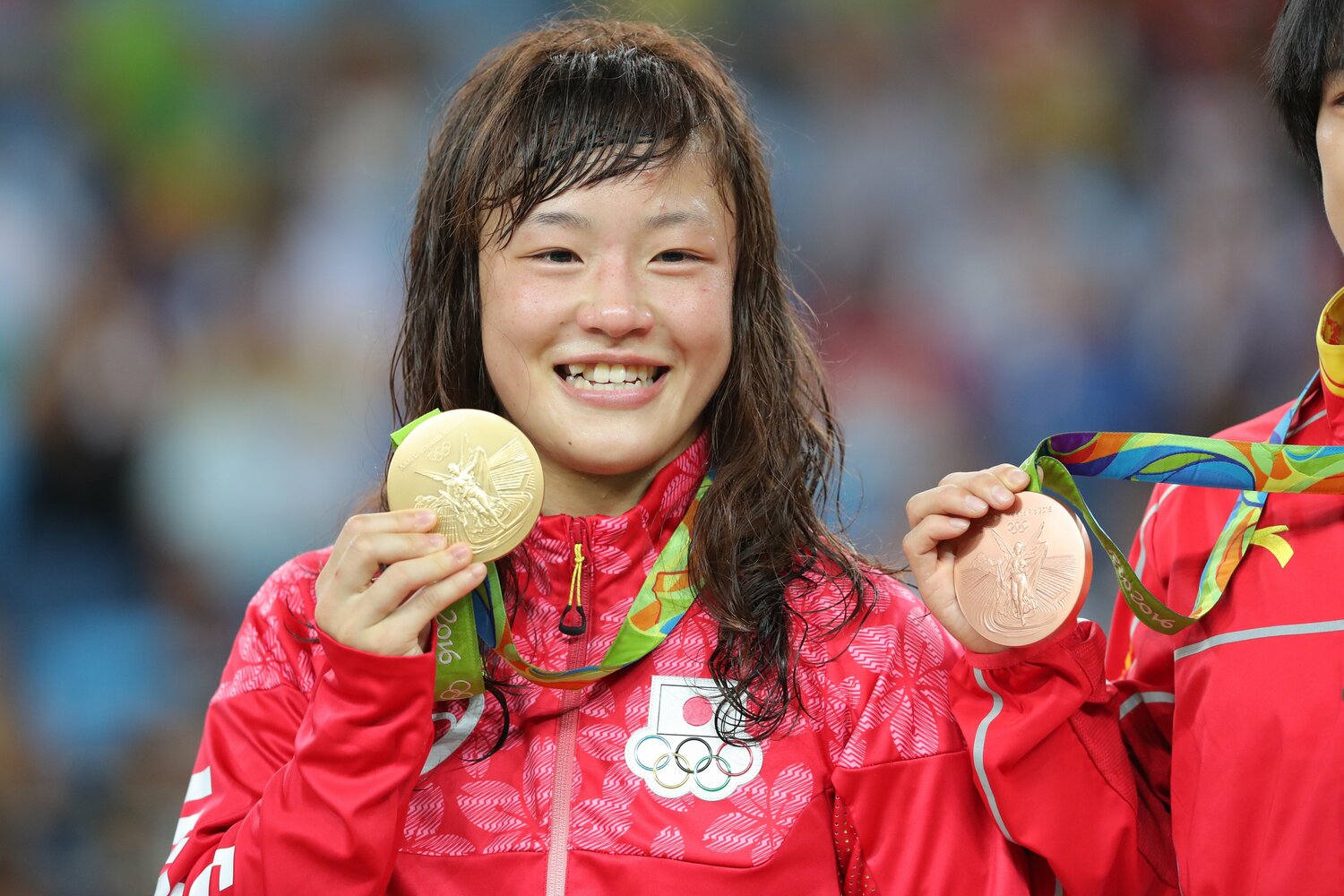 リオデジャネイロ五輪で激闘を制して金メダルを獲得した登坂さん　©︎Asami Enomoto ／JMPA