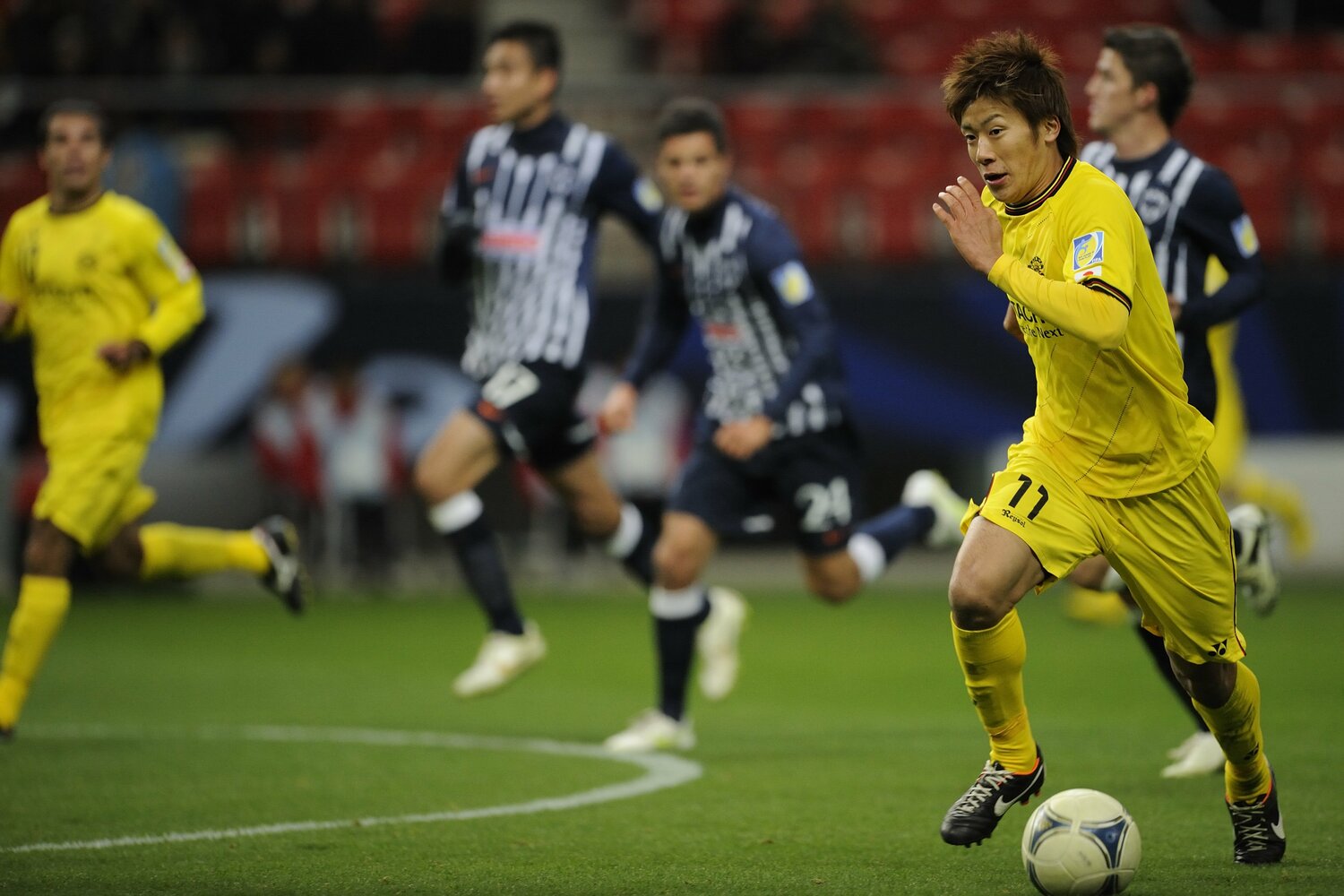 現役時代の林氏。現在はサッカー解説者として名を挙げている　©Takuya Sugiyama