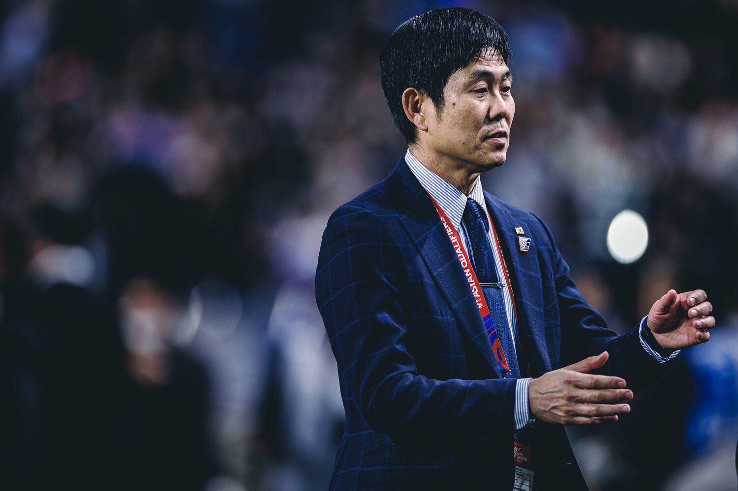 森保監督の胸の内は… ©Kiichi Matsumoto