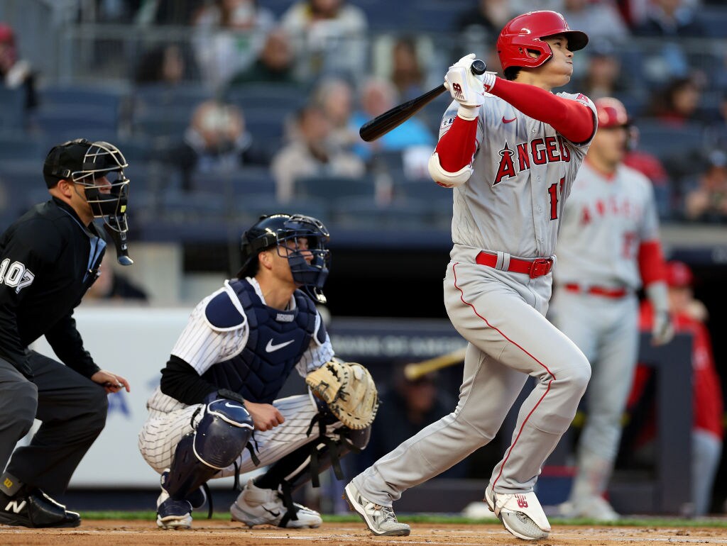 大谷の第4号2ラン本塁打　©Getty Images