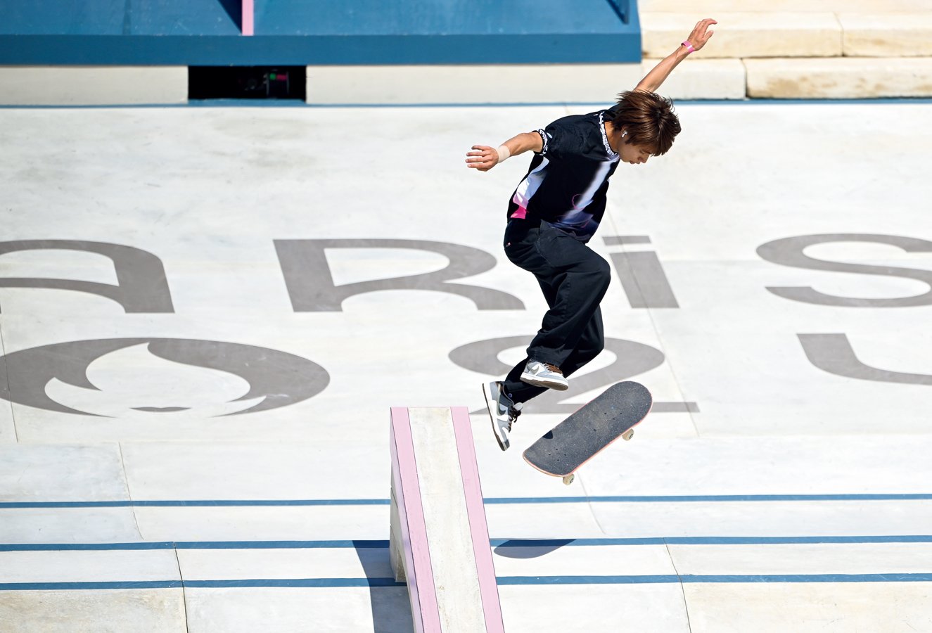 パリ五輪での堀米　©Asami Enomoto/JMPA