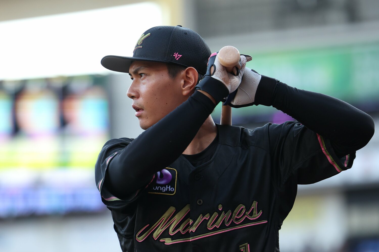 終盤戦の戦いでマリーンズを牽引していく　©Chiba Lotte Marines