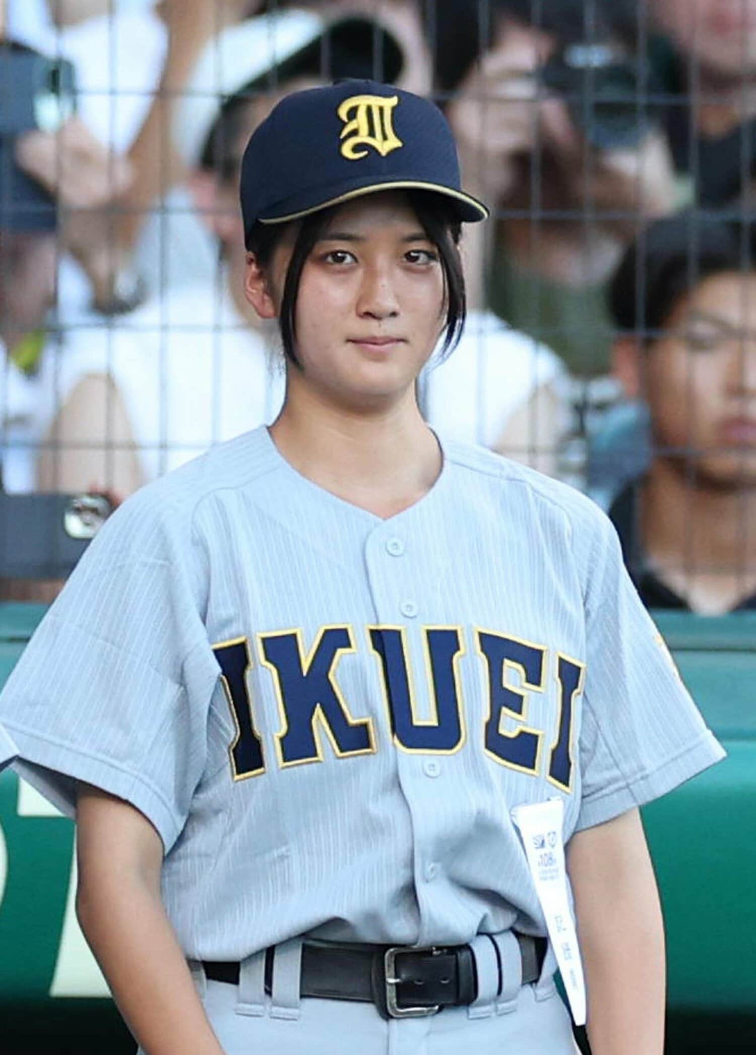 仙台育英初の女子部員となった星　©Sankei Shimbun