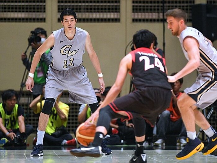 バスケ男子代表、米大学生に3連敗。東京五輪への険しい道のり。<Number Web> photograph by AFLO SPORT