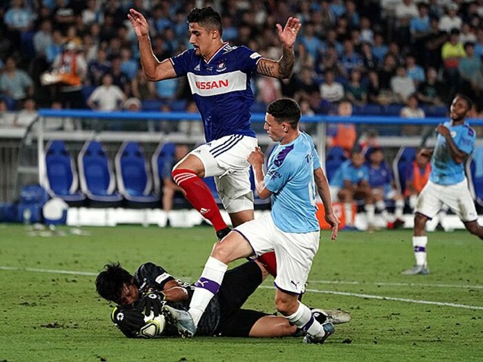 マンCに真っ向勝負を挑んだ90分。マリノスに降り注いだ拍手の正体。＜Number Web＞ photograph by Getty Images