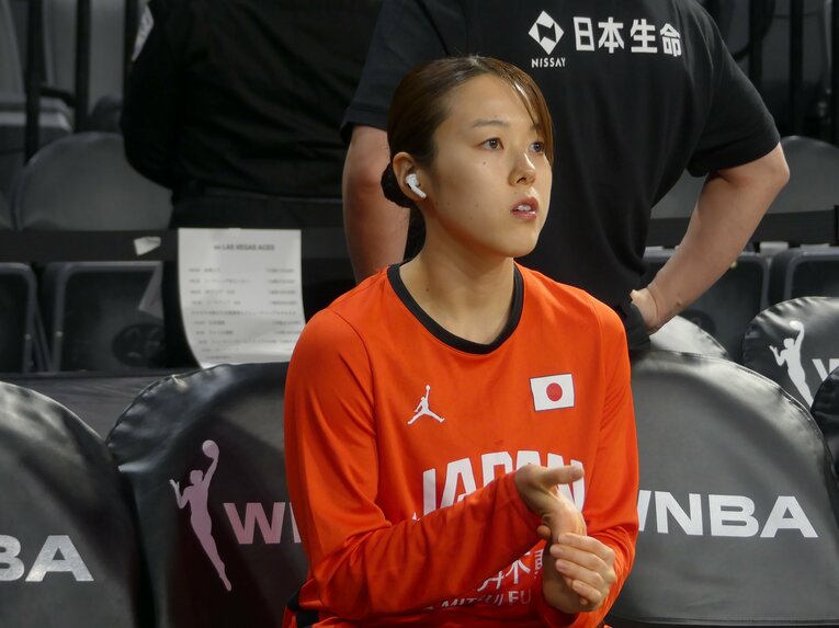 バスケットボール女子日本代表・山本麻衣（筆者撮影）