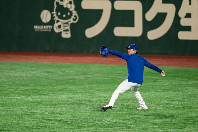 【最新フォト】MLB開幕シリーズ2025　大谷翔平らドジャース軍団は東京ドームでのびのびと調整　©︎Nanae Suzuki