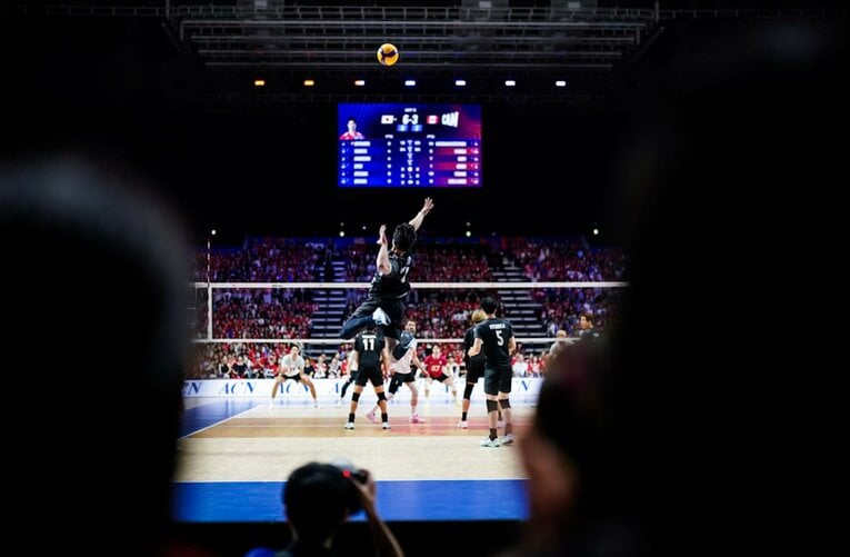宮浦健人（VNLカナダ戦）©Volleyball World
