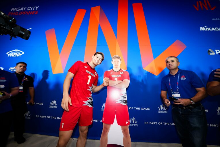 VNLオランダ戦　©︎Volleyball World
