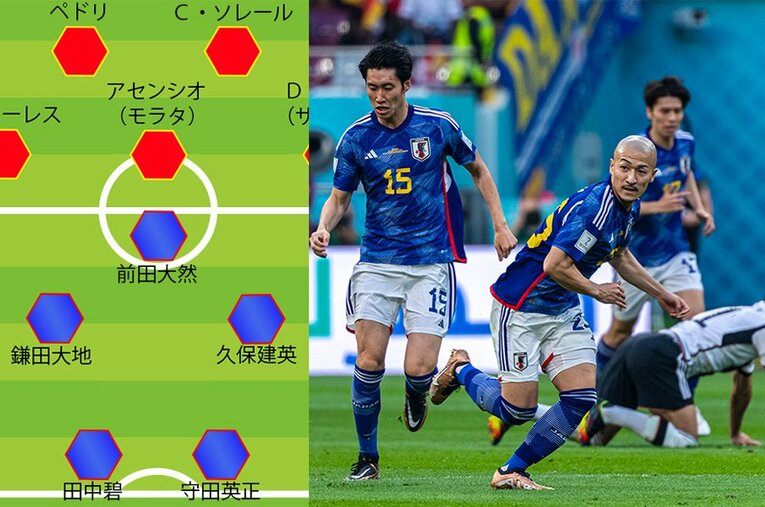 ドイツ戦後半の鮮烈な戦いをもう一度。スペイン戦は秘策をぶつけて臨みたい ／ photograph by Takuya Sugiyama/JMPA