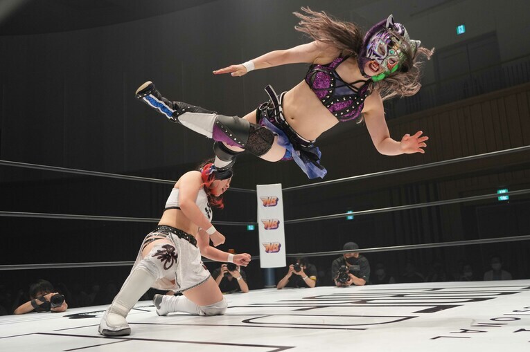 『NEW BLOOD』のリングで稲葉ともかと対戦