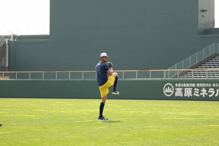 2月20日のダルビッシュと宮城のトレーニング