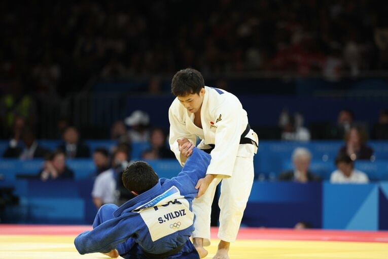 3位決定戦での永山　©JMPA