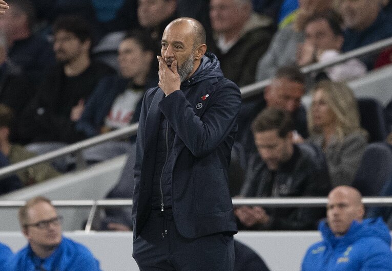 ウルブスでは辣腕を振るったヌーノ監督だったが、スパーズではわずか4カ月の短命に終わった　©Getty Images