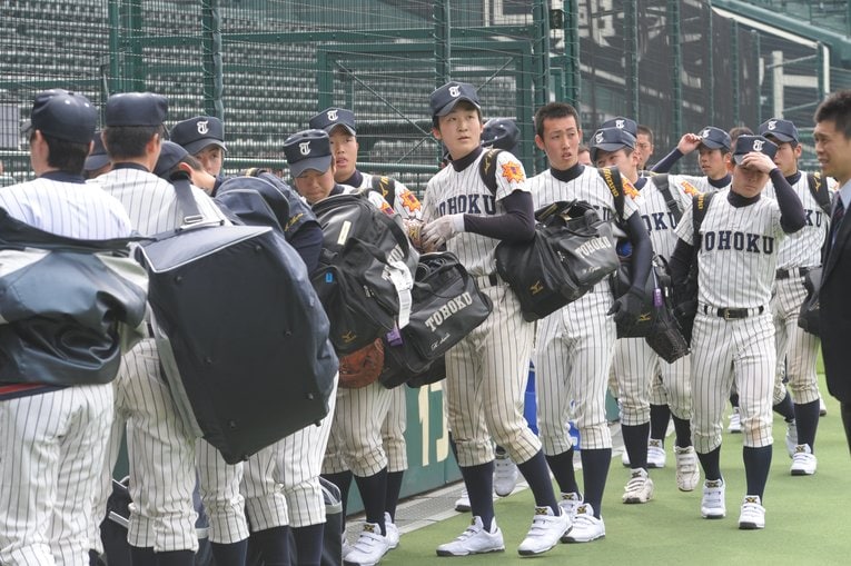 宮城の名門・東北高校も東十両である©Shigeru Tanaka