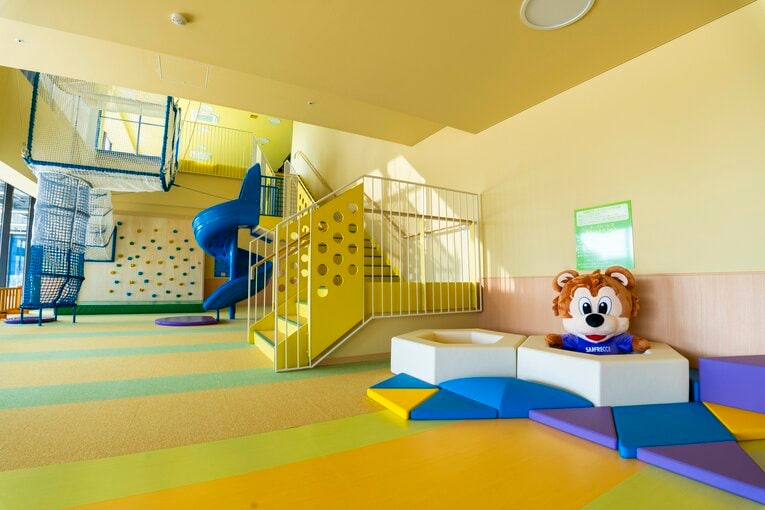 キッズルームにはサンチェが！　©S.FC