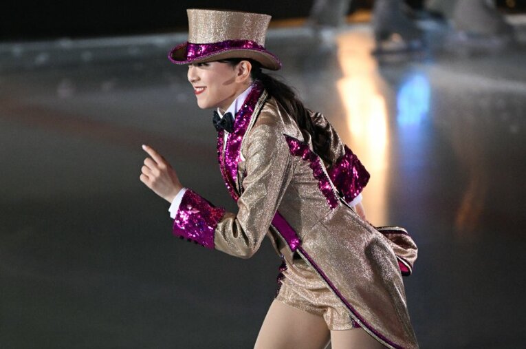 準備期間を含め2年にわたる全国ツアー『BEYOND』を終えた浅田真央さんが、第3弾となる新たなアイスショーの構想を語った ／ photograph by Asami Enomoto